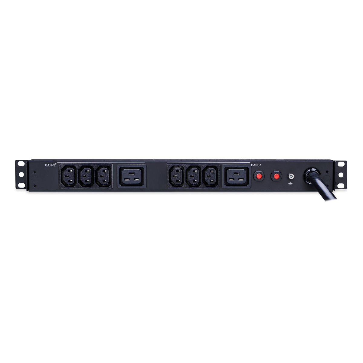 Cyber Power - PDU30BHVT8R - 30A (Derated to 24A), 208 - 230 V, 50Hz/60Hz, NEMA L6-30P plug, 8 IEC-320, 1U Rackmount