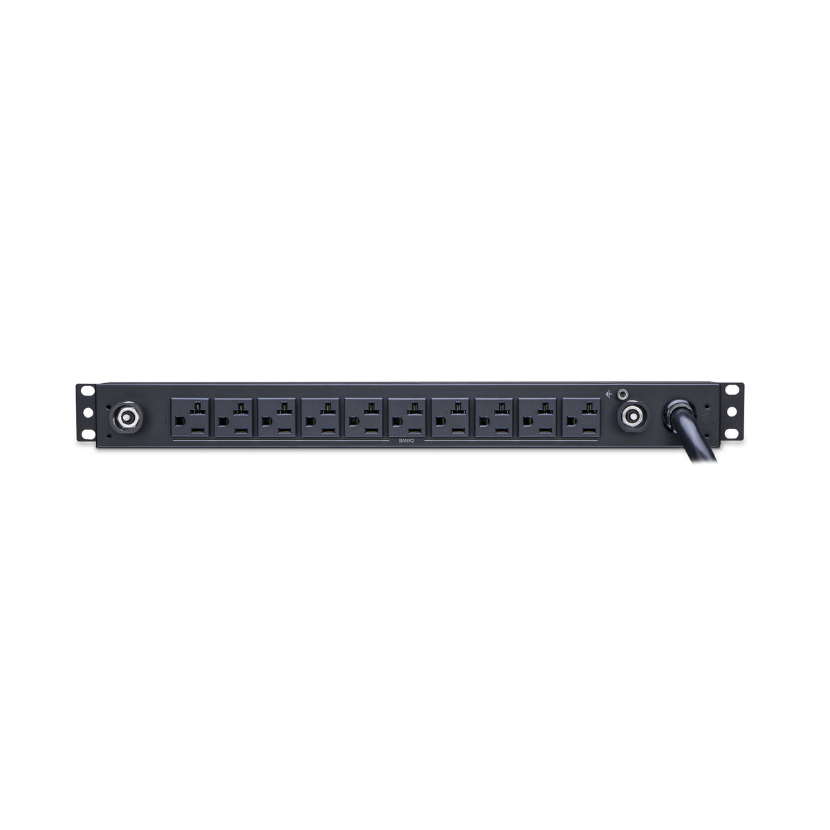 Cyber Power - PDU30BT10F10R - 30A (Derated to 24A), 120 V, 50Hz/60Hz, NEMA L5-30P plug, 20 NEMA 5-20R, 1U Rackmount, 12 ft cord