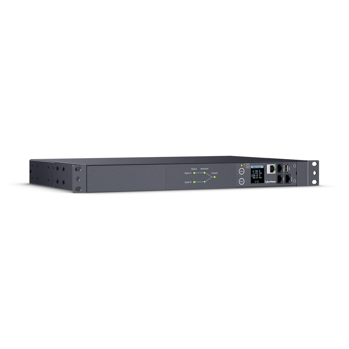 Cyber Power - PDU44004 - Single Phase 240 - 200 VAC 15A Switched ATS PDU