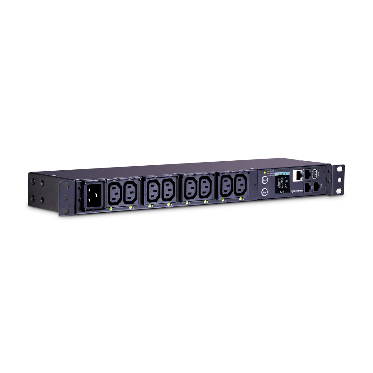 Cyber Power - PDU81006 - SW MBO PDU 20A 208V Metered-by-Outlet Switched PDU 8 C13 Outlets 10ft cord