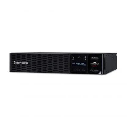 Cyber Power - PR2000RT2U - 2000VA/2000W, Sine Wave, 2U, NEMA 5-20P, 10 Ft Cord, 8 NEMA 5-20R, USB, Serial, SNMP, Relay, EPO, PowerPanel Business Edition software, 3 Year Warranty