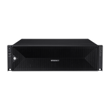 Hanwha - PRN-6400DB4-64TB - 8K NVR (Intel based), 64TB RAW, 64 channels, H.265, H.264, MJPEG, 16 fixed internal SATA HDDs (10TB max per HDD), RAID 5 & 6, ARB (Automatic Recovery Backup), 400 Mbps recording / up to 32 Mbps playback, Dual stream record