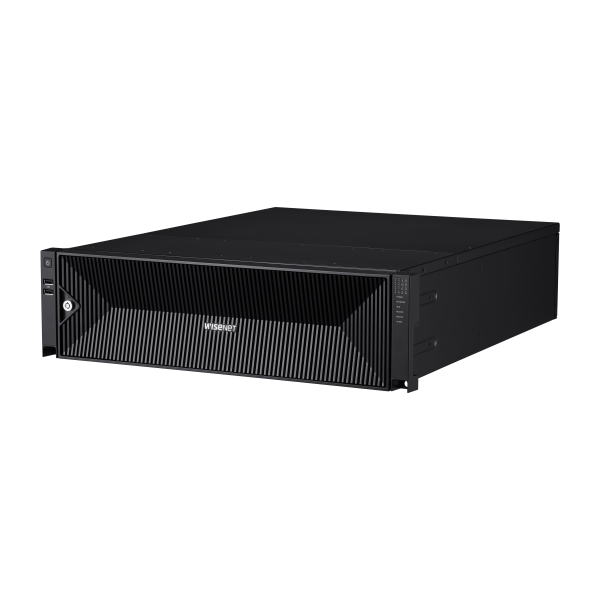 Hanwha - PRN-6400DB4-56TB - 8K NVR (Intel based), 56TB RAW, 64 channels, H.265, H.264, MJPEG, 16 fixed internal SATA HDDs (10TB max per HDD), RAID 5 & 6, ARB (Automatic Recovery Backup), 400 Mbps recording / up to 32 Mbps playback, Dual stream record