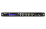 QNAP - QGD-1600-8G-US - QNAP 16-port 1GbE Switch with 2 RJ45 and SFP+ Combo Port with Intel CeleronJ411 Processor and 8GB DDR4 RAM