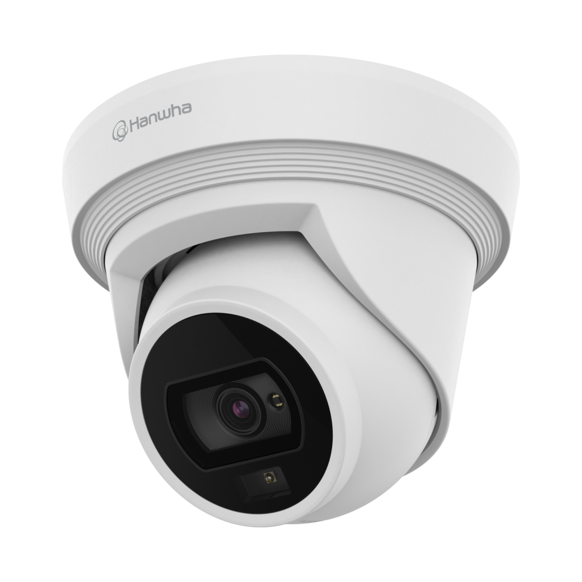 Hanwha - QNE-C9013RL - Wisenet Q network outdoor flat-eye camera, 4K @ 30fps, 3mm fixed focal lens (H: 108°/ V: 59°), triple codec H.265/H.264/MJPEG with Wisestream III, 120dB WDR, Dual Light – White LED range 30m (98ft), IR viewable length 30m (98ft