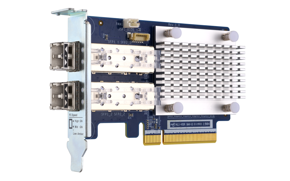 QNAP - QXP-16G2FC - 16G Fibre Channel Host Bus Adapter, 2 x transceivers are included