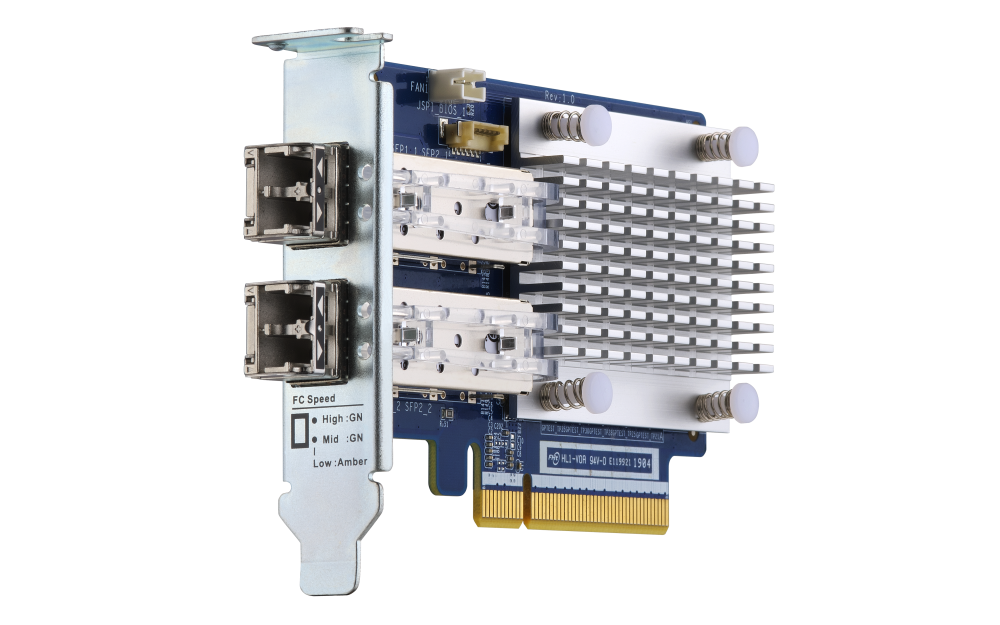 QNAP - QXP-32G2FC - 32G Fibre Channel Host Bus Adapter, 2 x Transceivers are Included