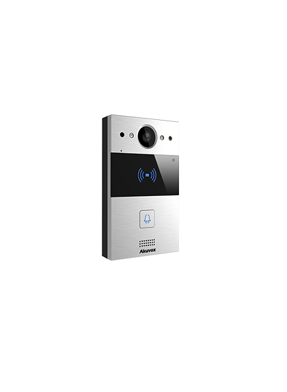 Akuvox - R20A  In-Wall - SIP Intercom with one Button (Video & Card reader)