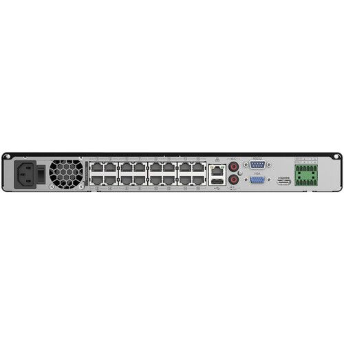 Luminys - R32-16PA8 - R3 Starter Series NVR, 8MP 16 Channel 1U 16-Port PoE, 2SATA, Analytics by Camera, 8TB