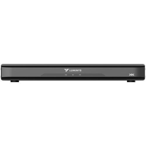 Luminys - R52-8PA8 - R5 Mainstream Series NVR, 32MP 8 Channel 1U 8-Port PoE, 2SATA, Analytics by Recorder, LumiPower, LumiSearch+, 8TB