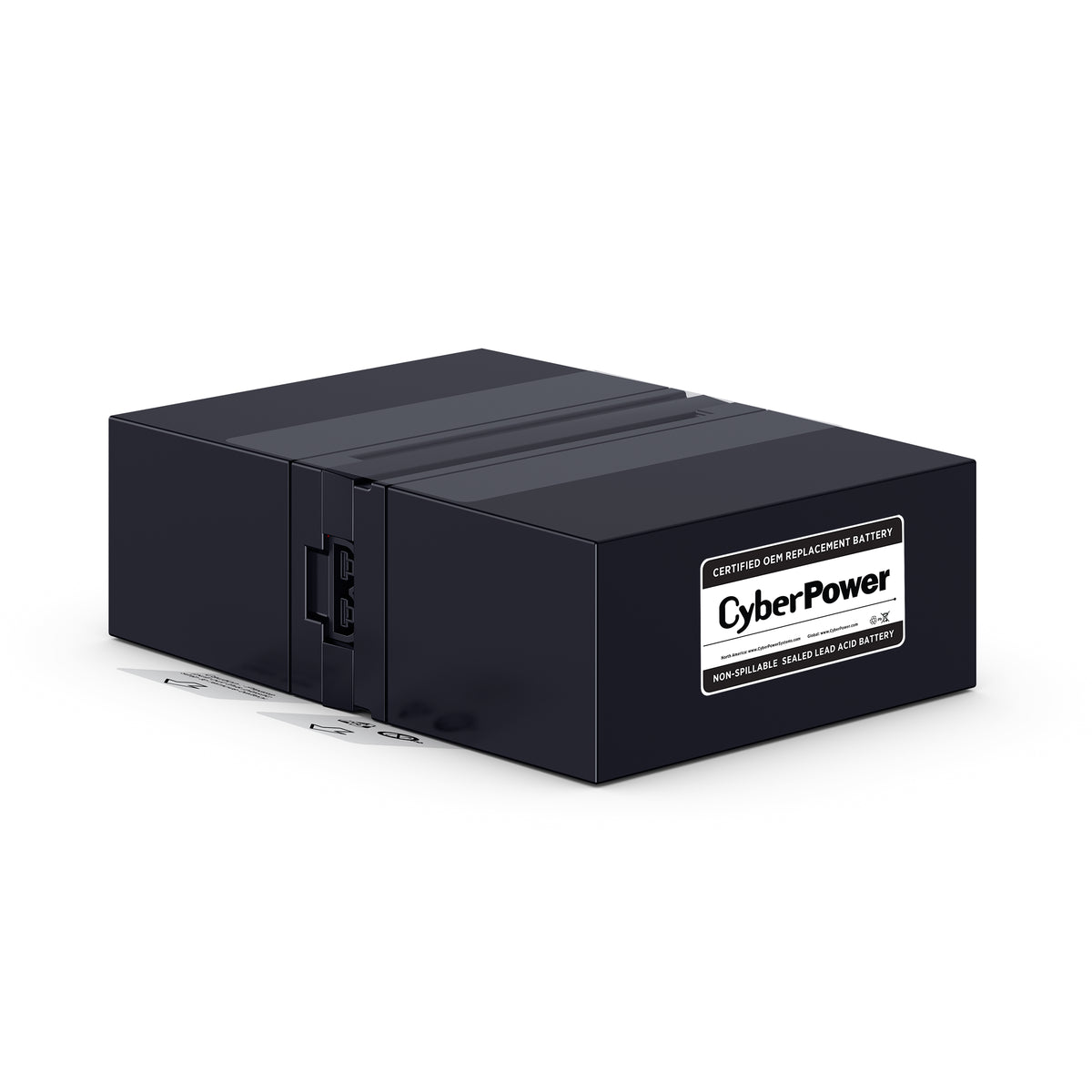 CYBERPOWER - RB1280X2B - Replacement Battery Cartridge for CP1500PFCLCD, 2 batteries, 12V/9AH, Sealed lead-acid, 18 month warranty