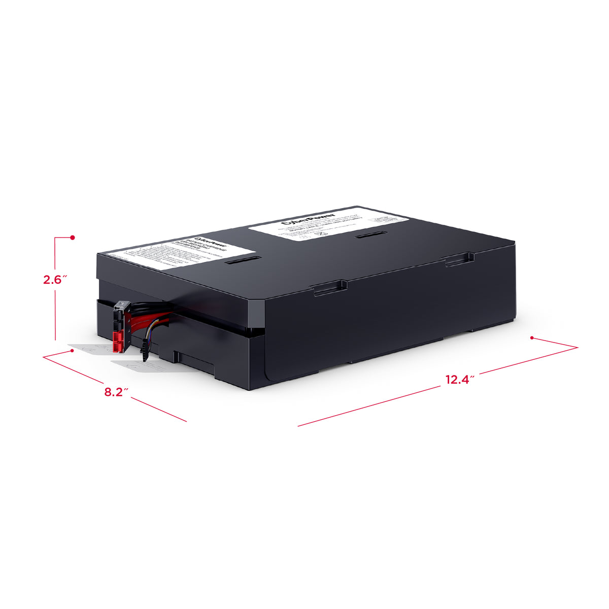 CYBERPOWER - RB1290X4J - CyberPower RB1290X4J UPS Replacement Battery, 4 x 12V/9Ah, 18-month Warranty