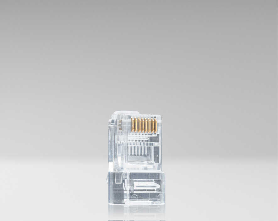 Jonard Tools - RJ45-550 - RJ45 Cat5/5e Pass-Through Connectors, 50 Pcs In Jar