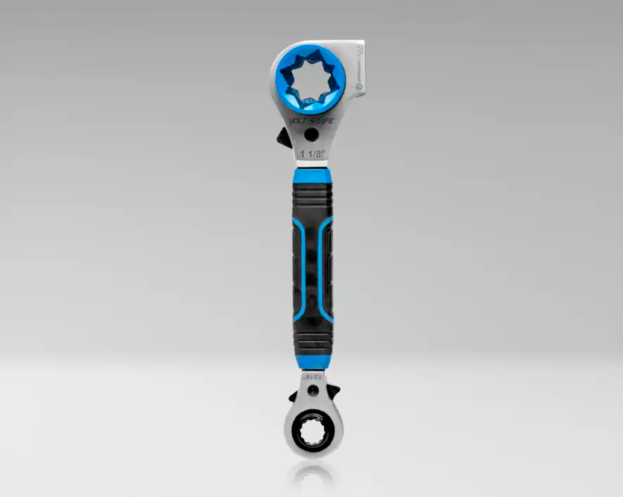 Jonard - RLW-6 - 6-in-1 High Leverage Ratcheting Linemans Wrench