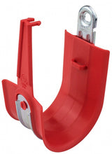 Platinum Tools - HPH48EH-25R - HPH JHK 3" Spring Steel Bm Clmp Sz48,1/4-20" female end hook, Red (25 EA)