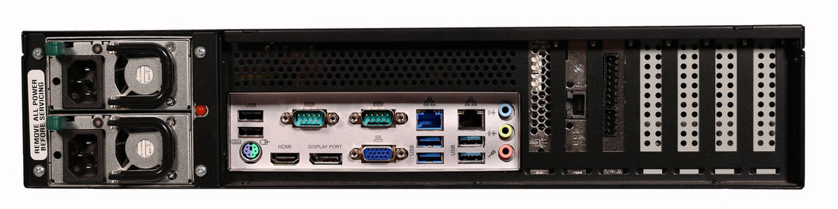 ExacqVision - S-96T-2U-2 - 84TB S-Series Rackmount 2U Storage Linux Server
