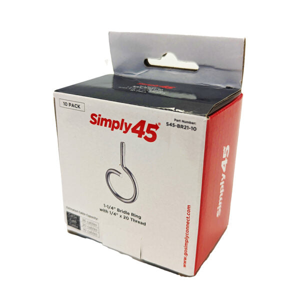GoSimplyConnect - S45-BR21-10 - Bridle Rings, thread 1/4