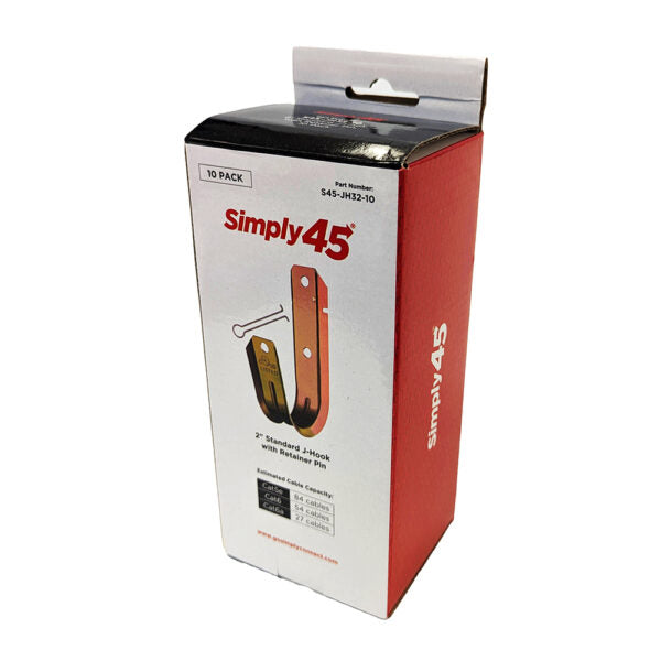 GoSimplyConnect - S45-JH32-100 - Standard J Hooks, Size 2