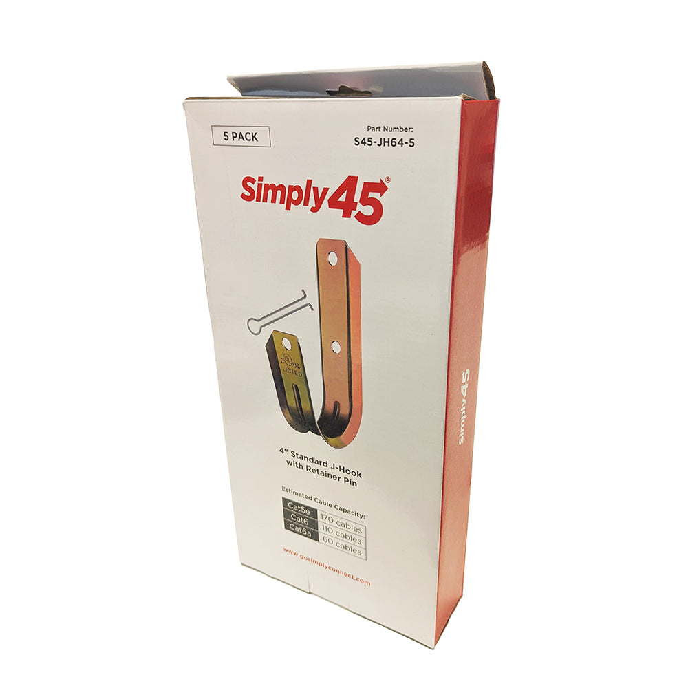 GoSimplyConnect - S45-JH64-50 - Standard J Hooks, Size 4