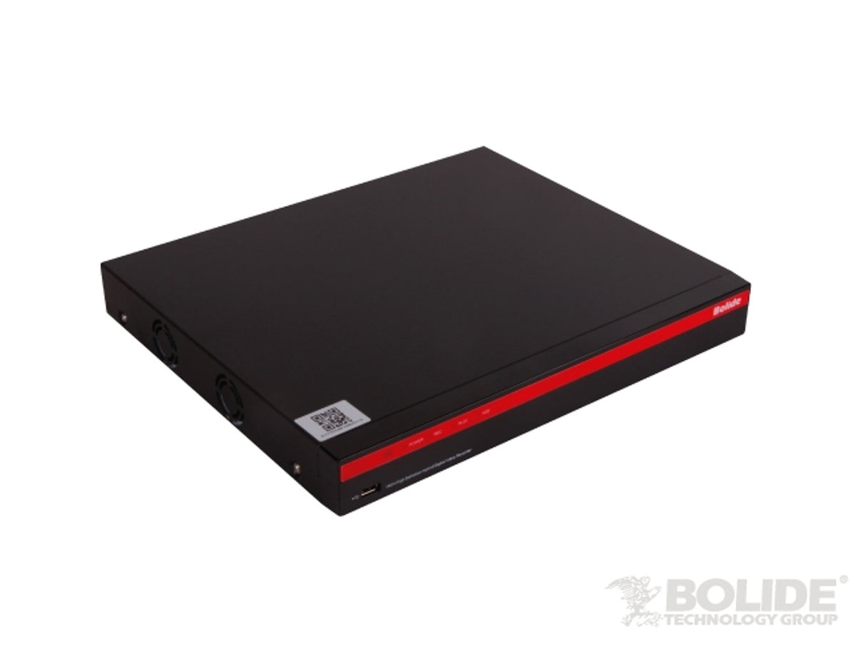 BOLIDE - SVR9508HAI/NDAA - 8-Channel H.265 5MP HD Over Coax / IP Hybrid DVR, Supports AHD / TVI / CVI/ Analog Formats, 32Mbps IP Throughput, 4K Output, HDMI and VGA, 4-Channel Audio In/ 1-Channel Audio Out, 1 SATA Hard Drive Bay Up to 12TB, QuickConn