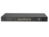 Hanwha - SWT-P-162-480B - 16 Port PoE+ Switch