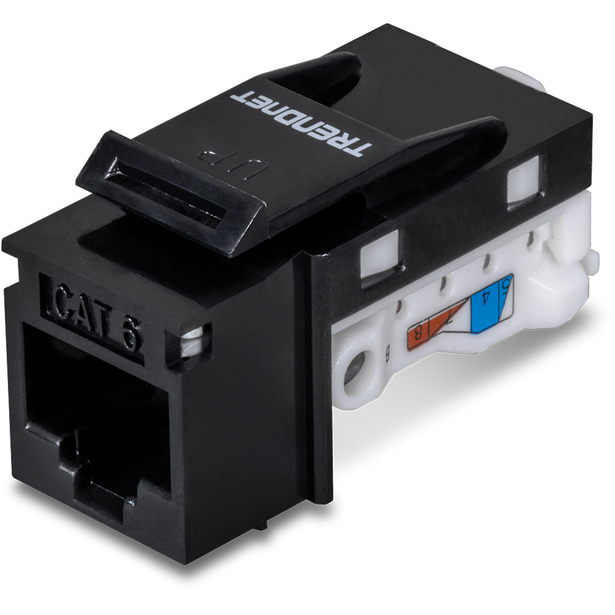 TRENDNET - TC-K50C6BK - 50 Pack Cat6 RJ-45 Keystone Jack, Black