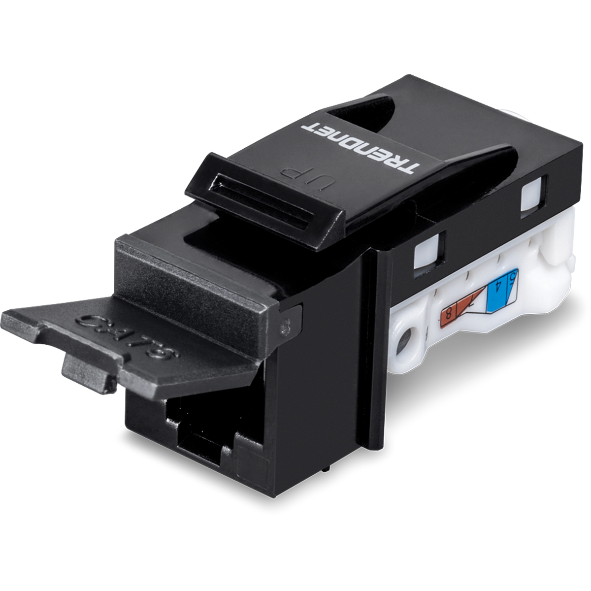 TRENDNET - TC-K50C6BK - 50 Pack Cat6 RJ-45 Keystone Jack, Black