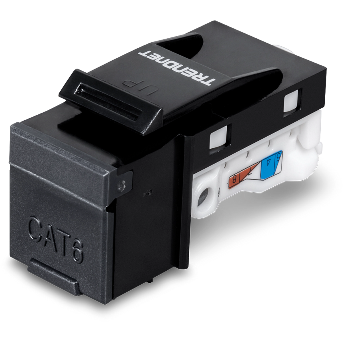 TRENDNET - TC-K50C6BK - 50 Pack Cat6 RJ-45 Keystone Jack, Black