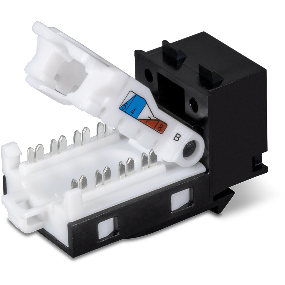 TRENDNET - TC-K50C6BK - 50 Pack Cat6 RJ-45 Keystone Jack, Black