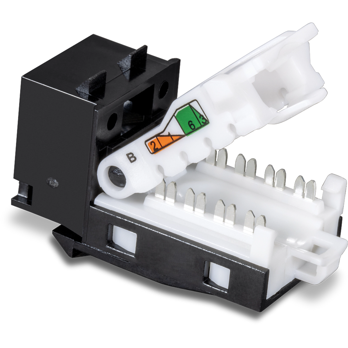 TRENDNET - TC-K50C6BK - 50 Pack Cat6 RJ-45 Keystone Jack, Black