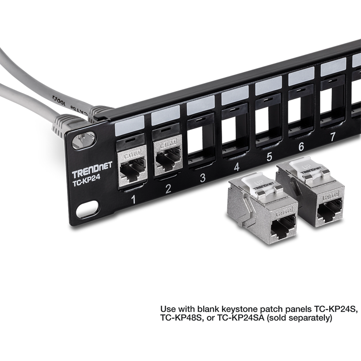 TRENDNET - TC-KC06C6A - Cat6A RJ-45 Keystone Inline