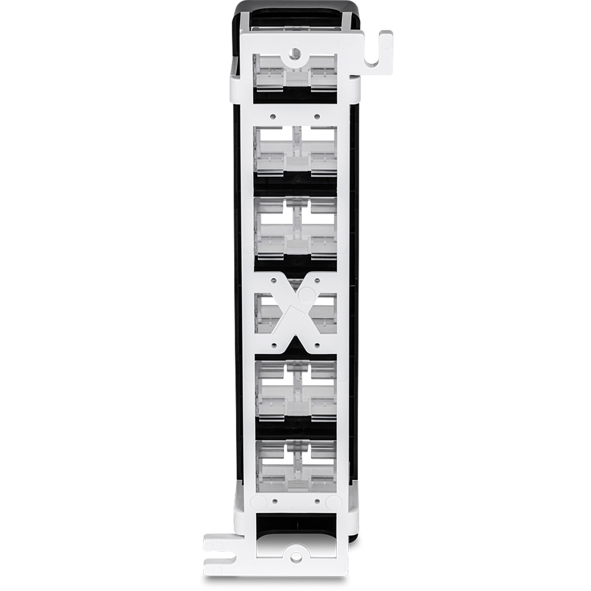 TRENDNET - TC-KP12V - 12-Port Blank Angled Wall Mount Keystone Patch Panel