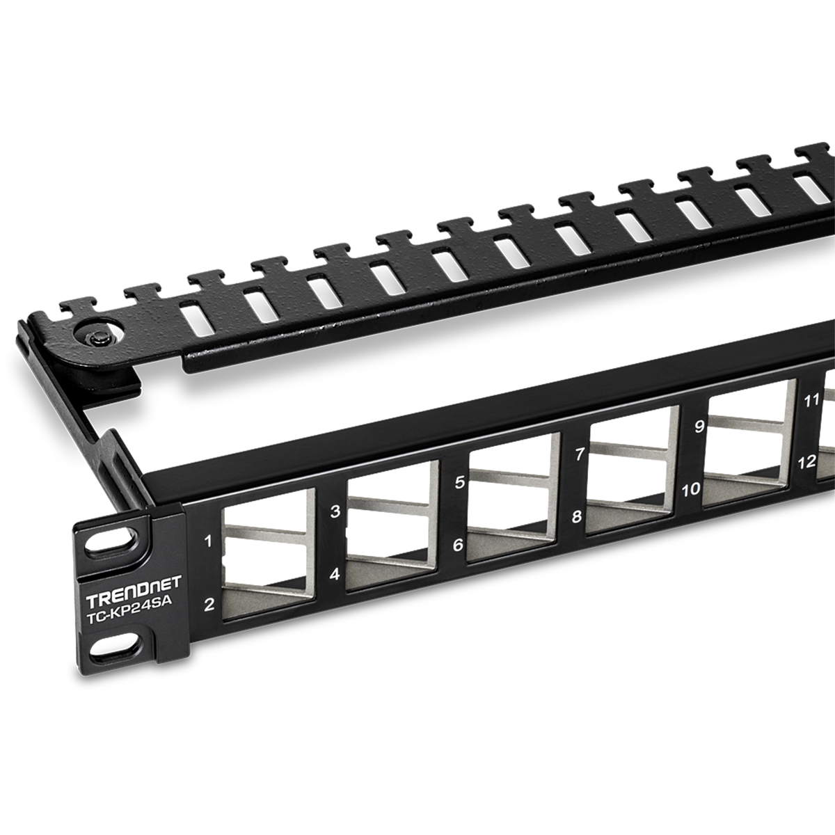 TRENDNET - TC-KP24SA - 24-Port Blank Angled Keystone