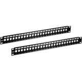 Trendnet - TC-KP24/2 - 2-Pack 24-Port Blank Keystone 1U Patch Panel