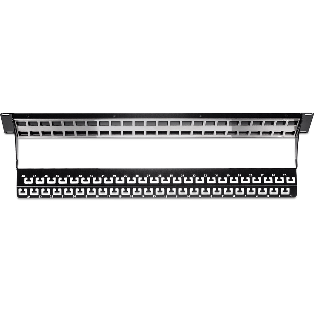 TRENDNET - TC-KP48S - 48-Port Blank Keystone Shielded Patch Panel