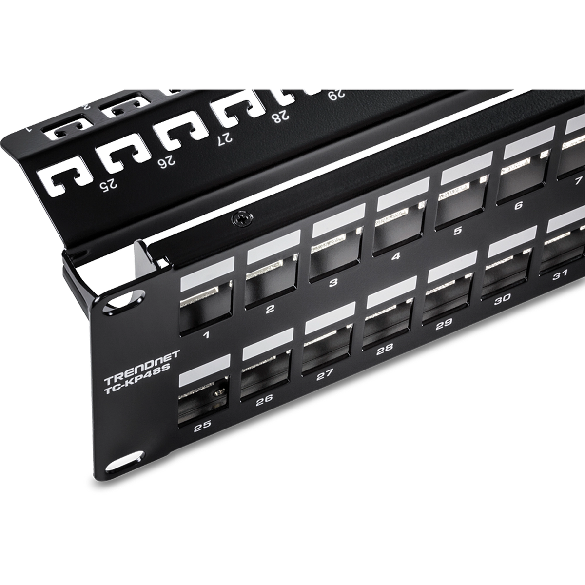TRENDNET - TC-KP48S - 48-Port Blank Keystone Shielded Patch Panel