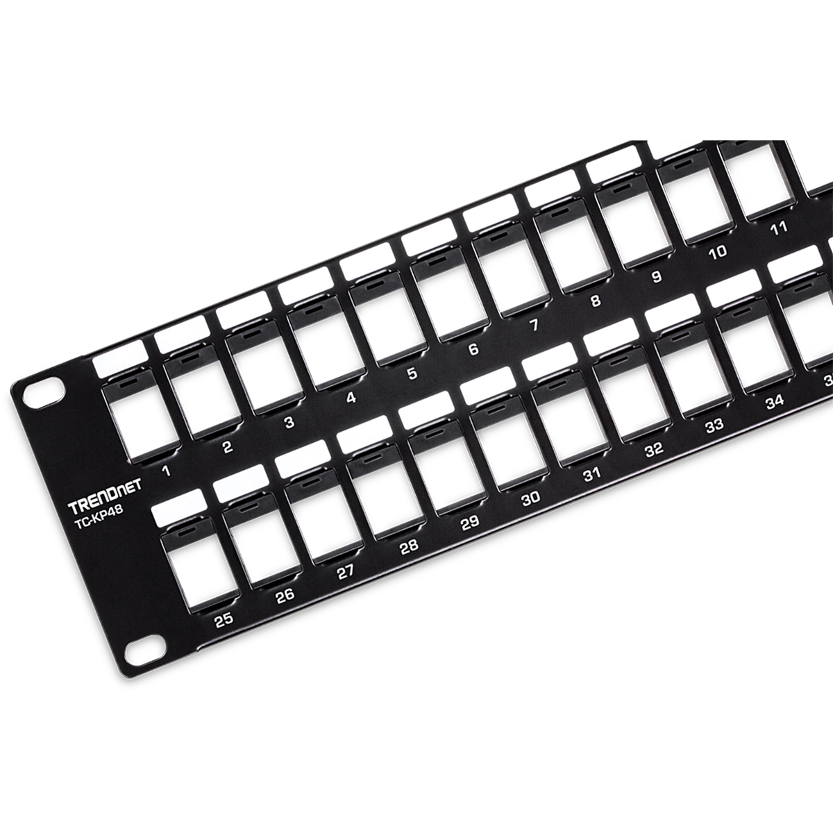 TRENDNET - TC-KP48 - 48-Port Blank Keystone Patch Panel
