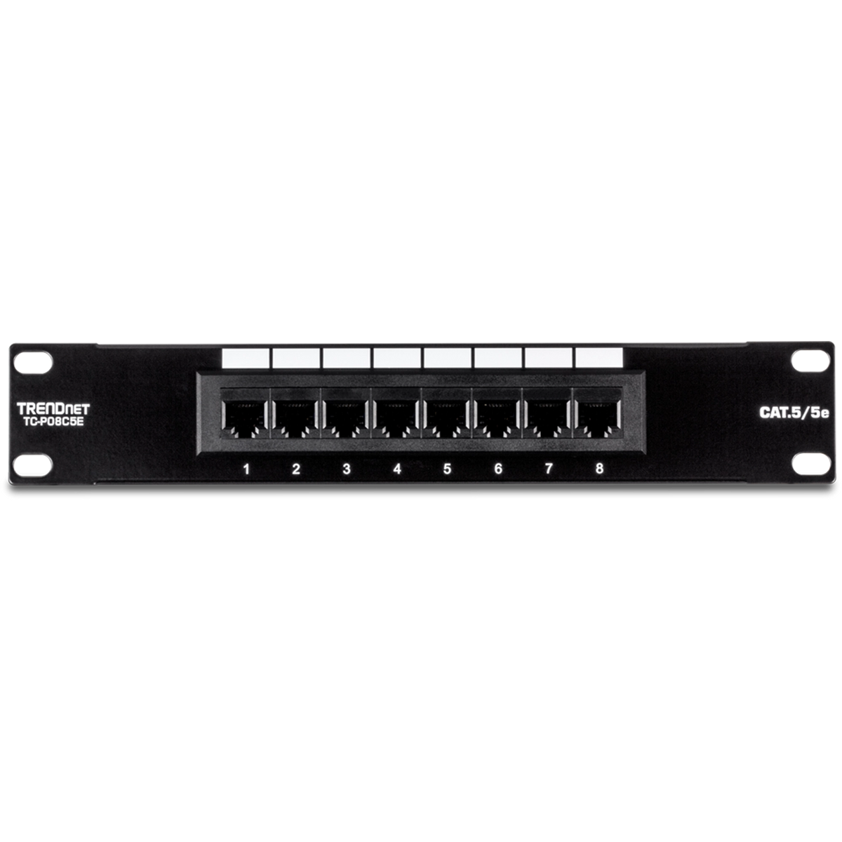 TRENDNET - TC-P08C5E - 8-Port Cat. 5e Unshielded Patch Panel (10