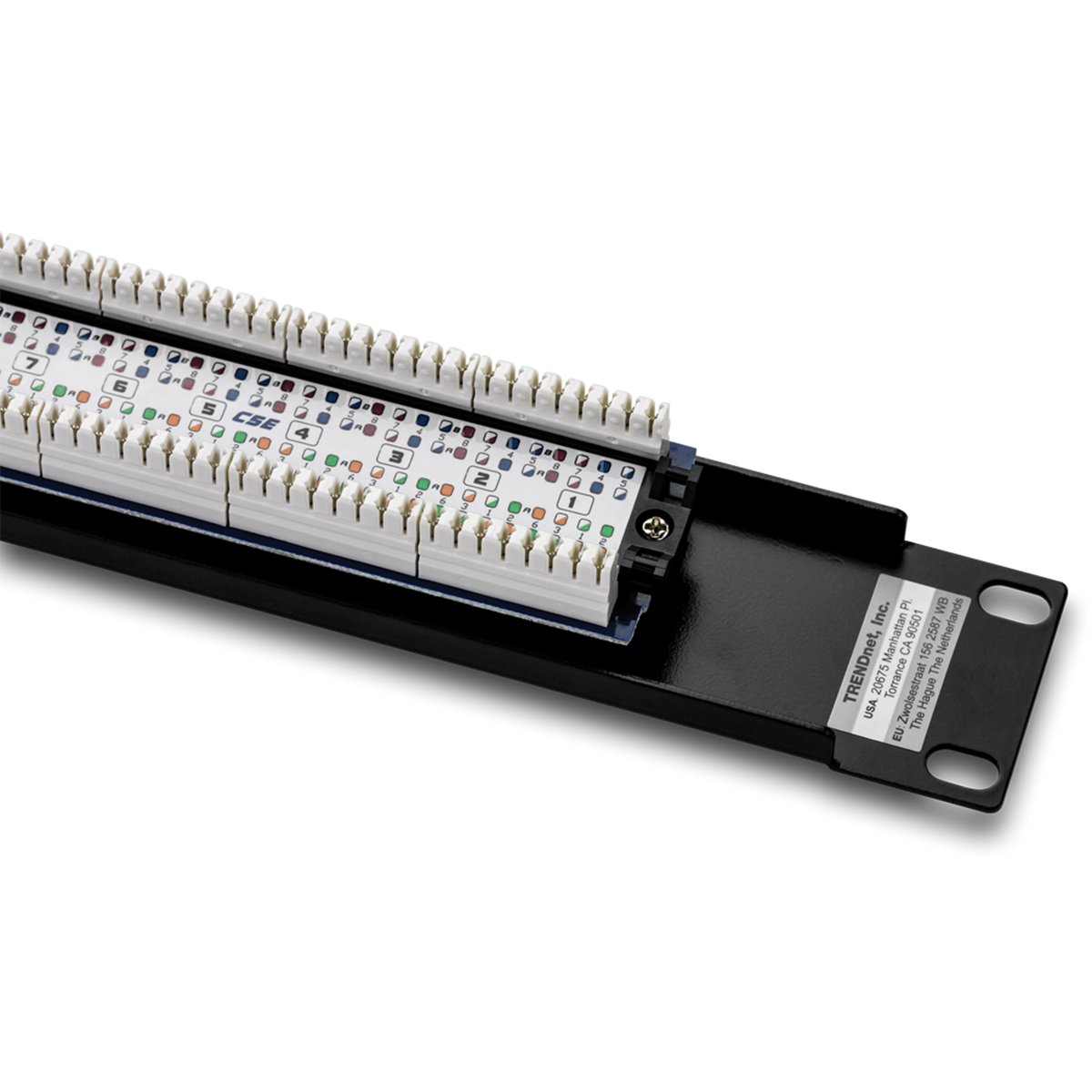 TRENDNET - TC-P08C5E - 8-Port Cat. 5e Unshielded Patch Panel (10