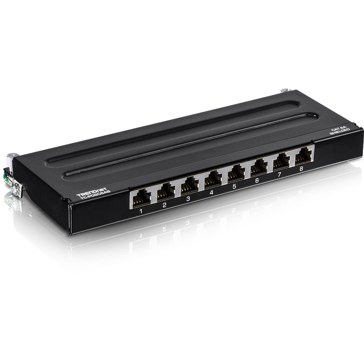 TRENDNET - TC-P08C6AS - 8-Port Cat6A Shielded Wall