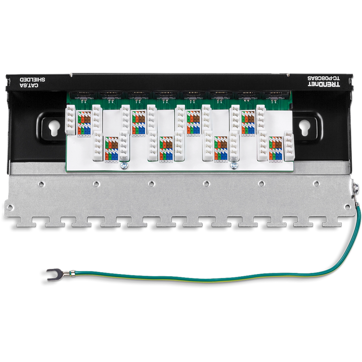 TRENDNET - TC-P08C6AS - 8-Port Cat6A Shielded Wall