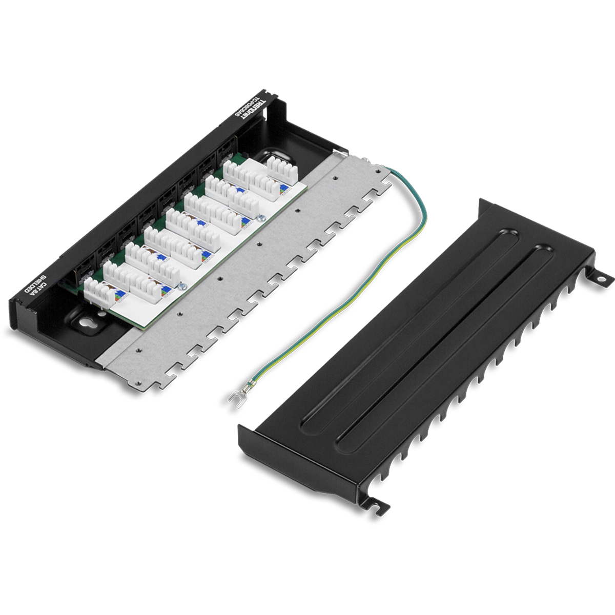 TRENDNET - TC-P08C6AS - 8-Port Cat6A Shielded Wall