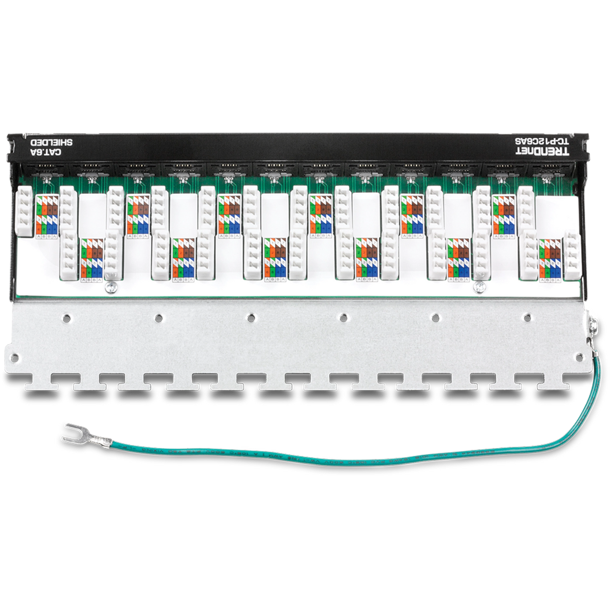 TRENDNET - TC-P12C6AS - 12-Port Cat6A Shielded