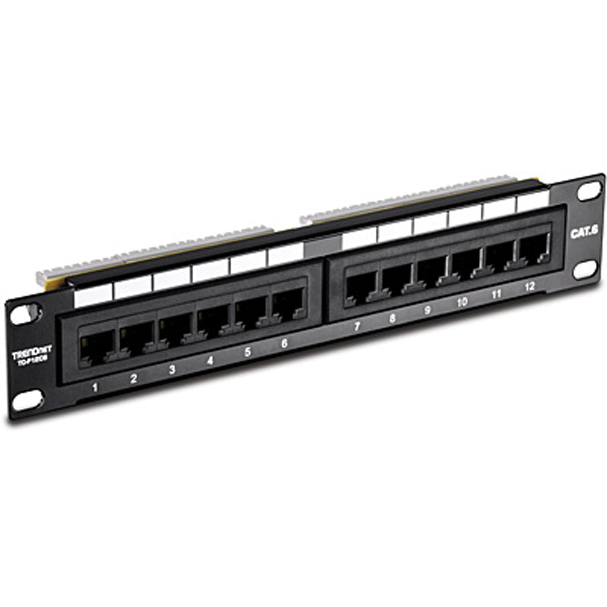 TRENDNET - TC-P12C6 - 12-Port Cat. 6 Unshielded Patch Panel (10