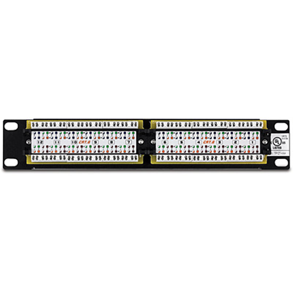 TRENDNET - TC-P12C6 - 12-Port Cat. 6 Unshielded Patch Panel (10
