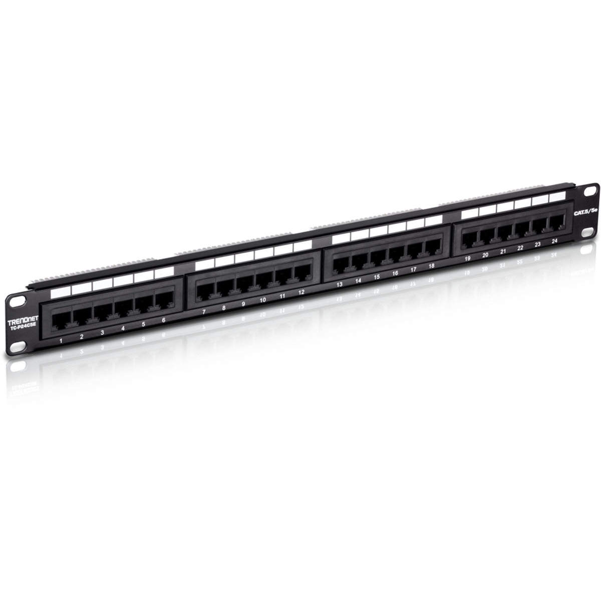 TRENDNET - TC-P24C5E - Cat5/5e 24-port Unshielded Patch Panel