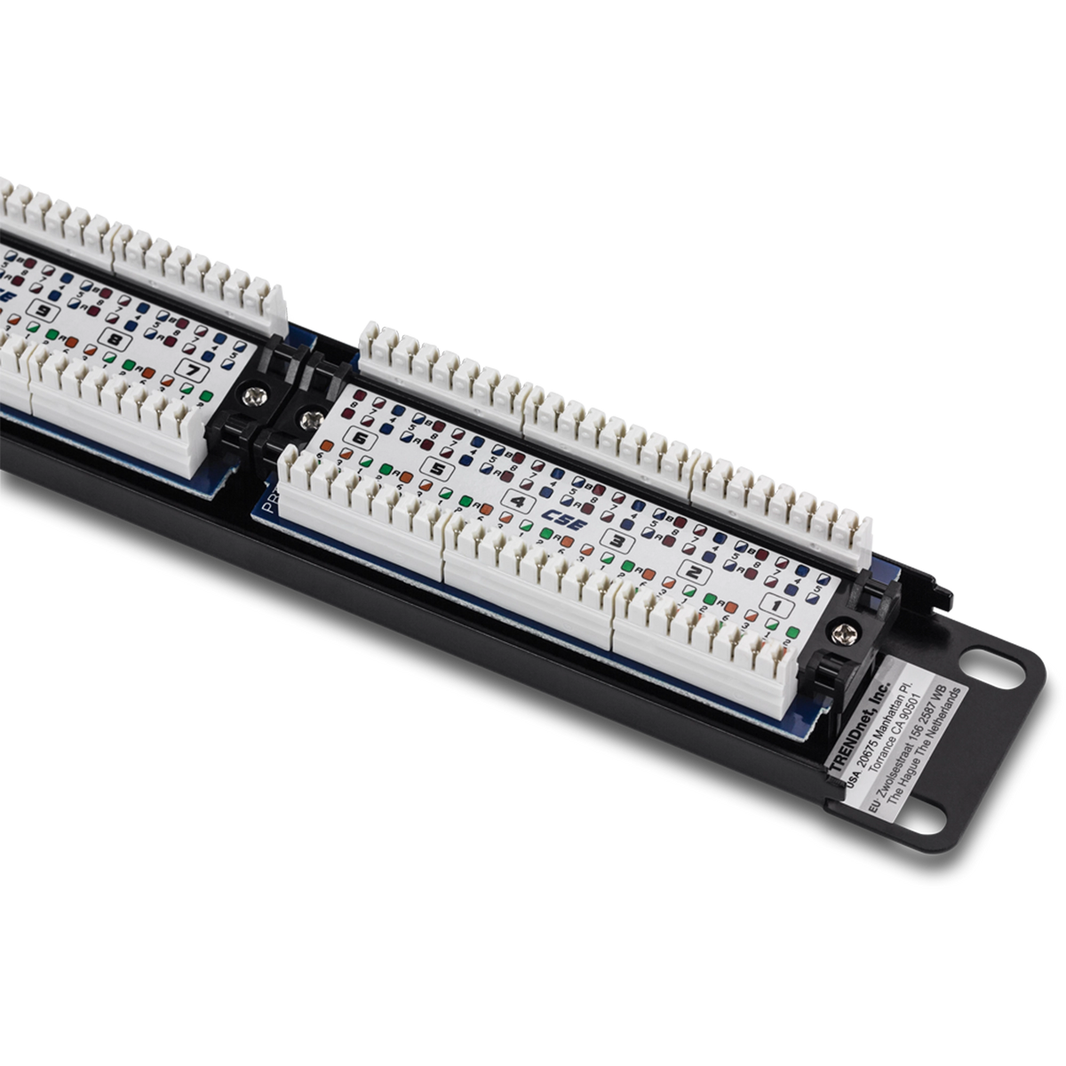 TRENDNET - TC-P24C5E - Cat5/5e 24-port Unshielded Patch Panel