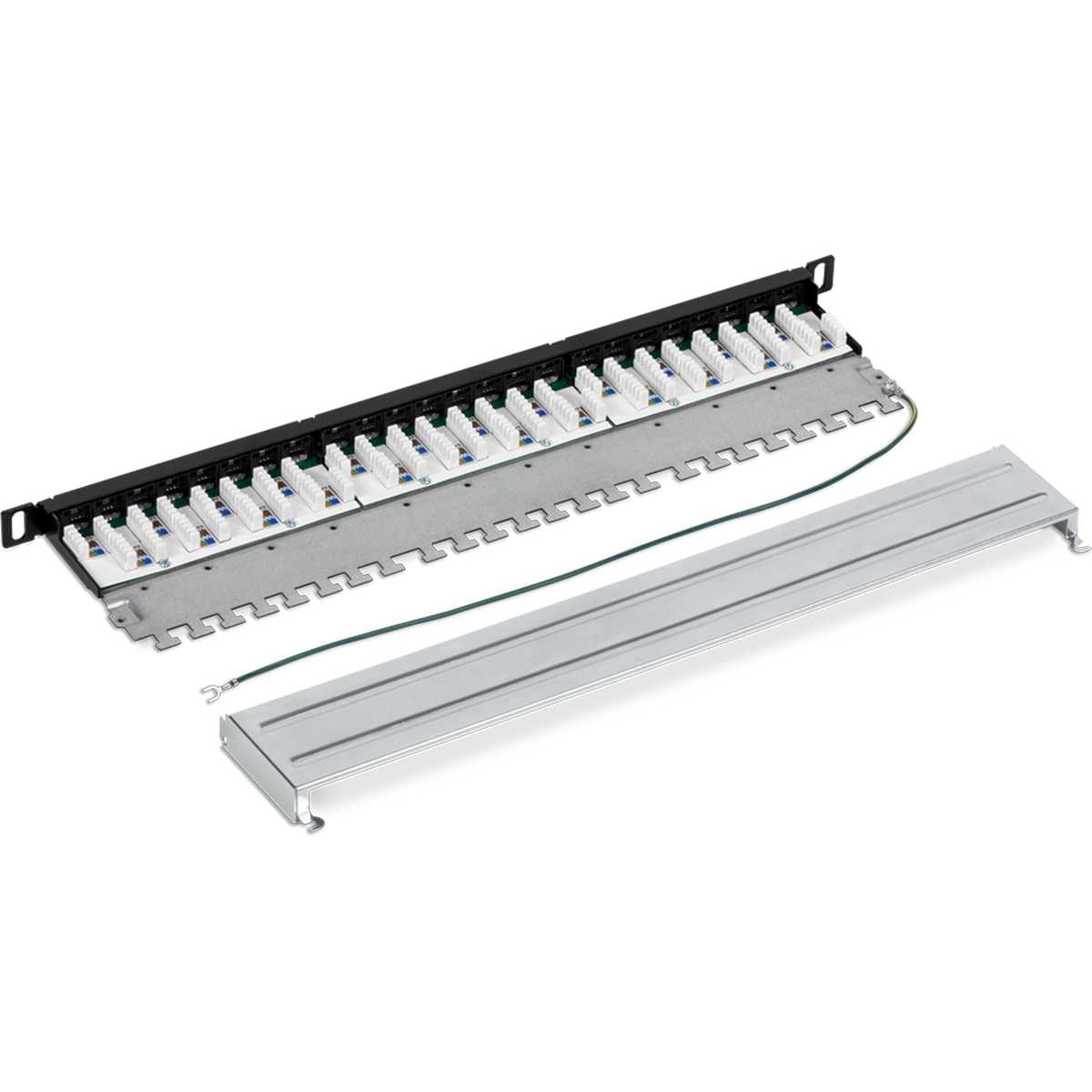 TRENDNET - TC-P24C6AHS - 24 Port Cat6a Shielded Half-U Patch Panel