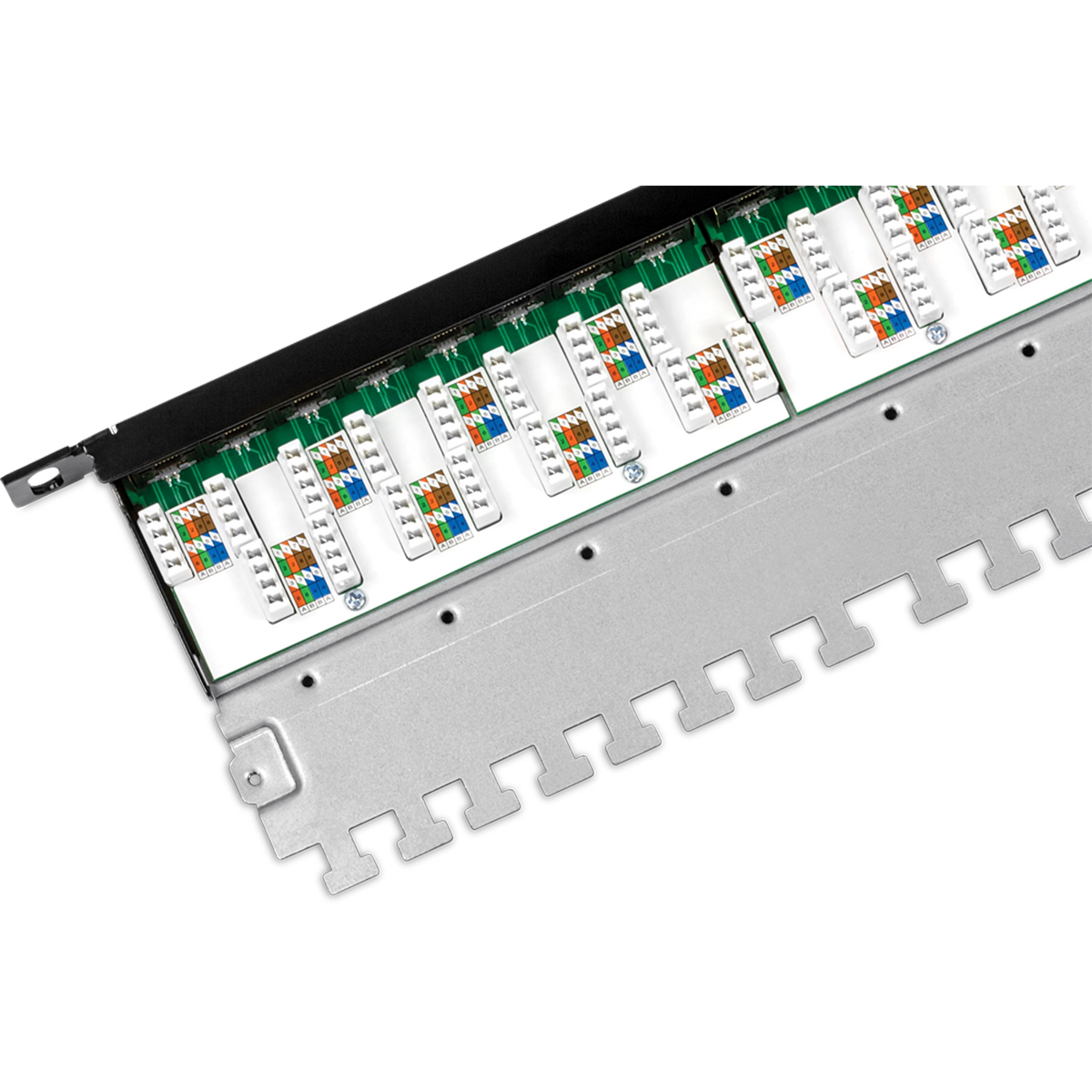 TRENDNET - TC-P24C6AHS - 24 Port Cat6a Shielded Half-U Patch Panel