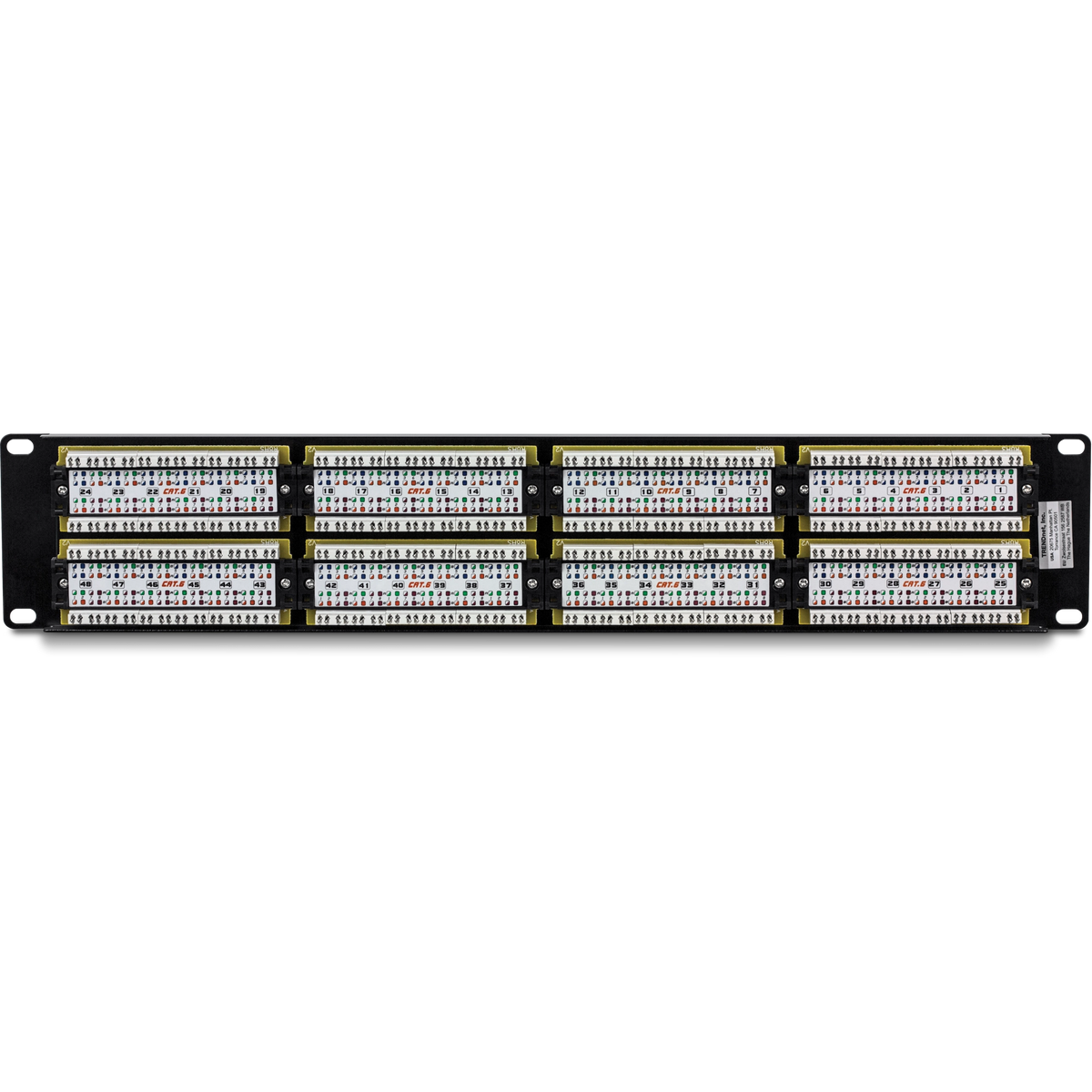 TRENDNET - TC-P48C6 - Cat6 48-port Unshielded Patch Panel